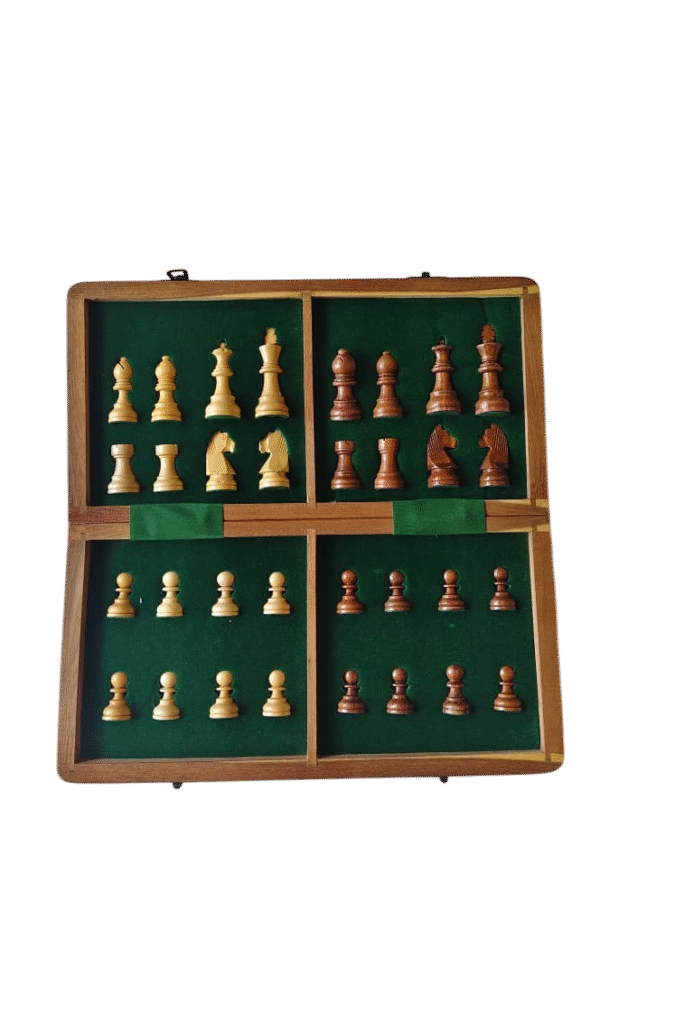 MAGNETIC CHESS BOARD MIKADO WOODEN