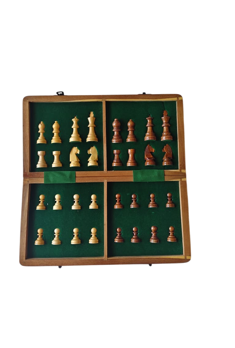 MAGNETIC CHESS BOARD MIKADO WOODEN