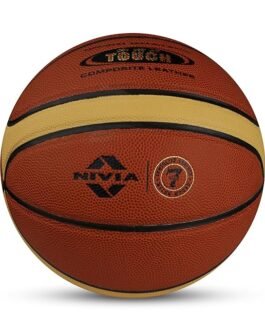 NIVIA PRO TOUCH LEATHER BASKET BALL SIZE 7 - Image 3