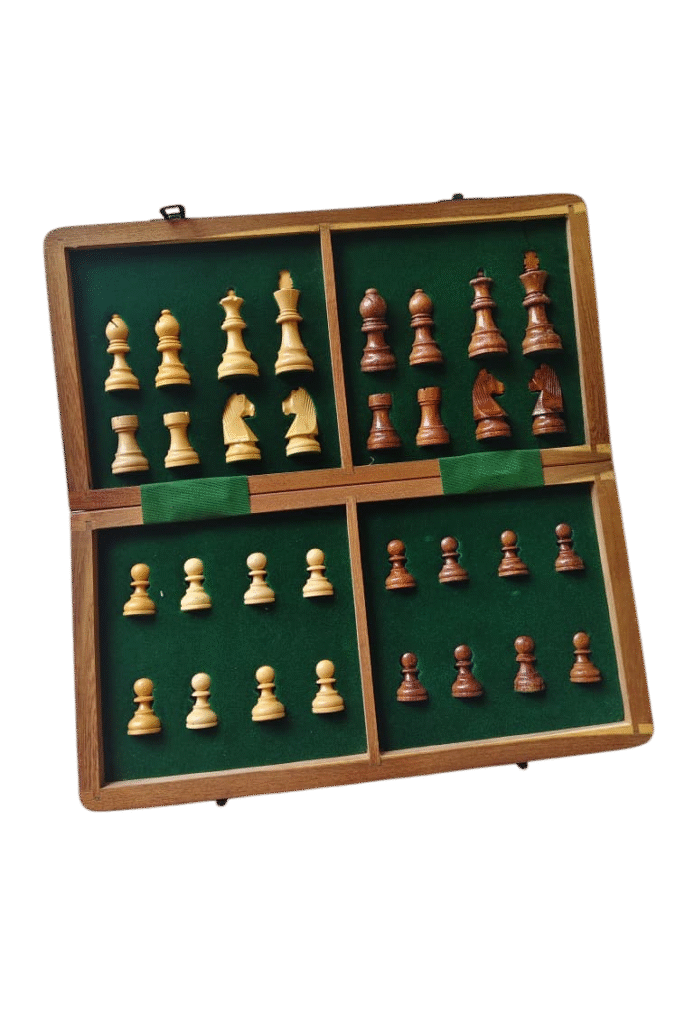 MAGNETIC CHESS BOARD MIKADO WOODEN